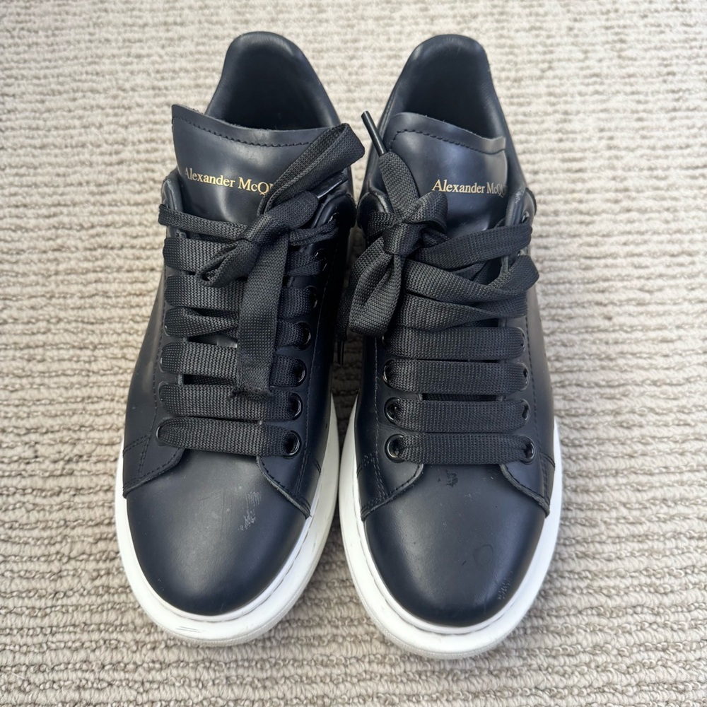 Alexander McQueen Black and White Sneakers